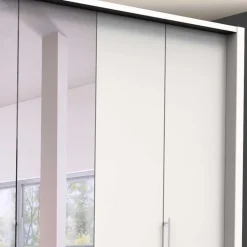 Wohnen Spiegel Kleiderschrank mit Falttüren - Donpiave