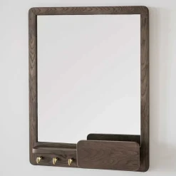 Spiegel mit Briefablage & Schlüsselhaken - Cora^Wohnen Best