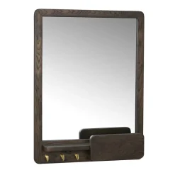 Spiegel mit Briefablage & Schlüsselhaken - Cora^Wohnen Best