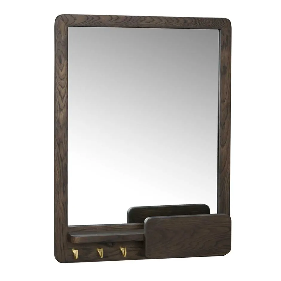 Spiegel mit Briefablage & Schlüsselhaken - Cora^Wohnen Best