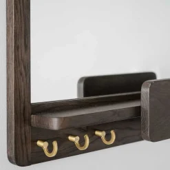 Spiegel mit Briefablage & Schlüsselhaken - Cora^Wohnen Best