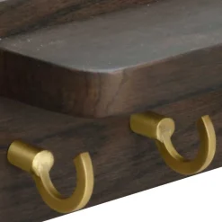 Spiegel mit Briefablage & Schlüsselhaken - Cora^Wohnen Best