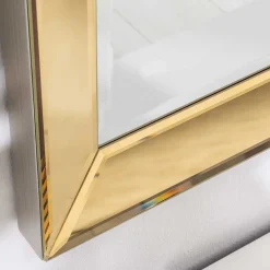 Wohnen Spiegel mit Glasrahmen in Gold - Sognory