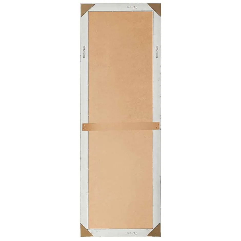 Spiegel mit Holzrahmen in Schwarz Silber - Aphrano^Wohnen