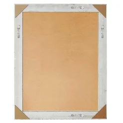 Spiegel mit Holzrahmen in Schwarz Silber - Aphrano^Wohnen