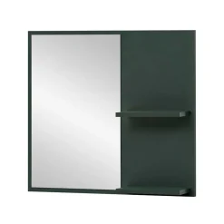 Spiegel mit Regal in Dunkelgrün - Aqua^Wohnen New