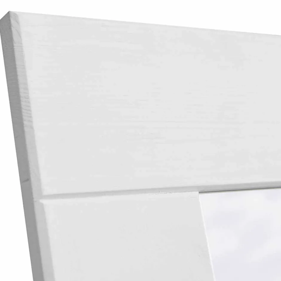 Spiegel mit weißem Massivholzrahmen - Indico^Wohnen