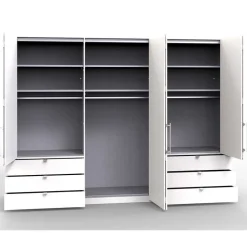 Wohnen Spiegel Schlafzimmerschrank mit Falttüren - Zidarie