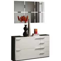 Wohnen Spiegel Set & Schuhschrank - Alexandra (zweiteilig)