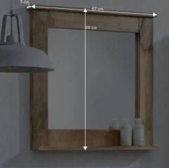 Wohnen Spiegel Suennas im Shabby Chic Design