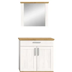 Wohnen Spiegel und Schuhkommode Set - Tocella (zweiteilig)