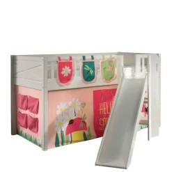 Spielbett mit schräger Rutsche Frühlingsmotive - Annimo^Wohnen Discount