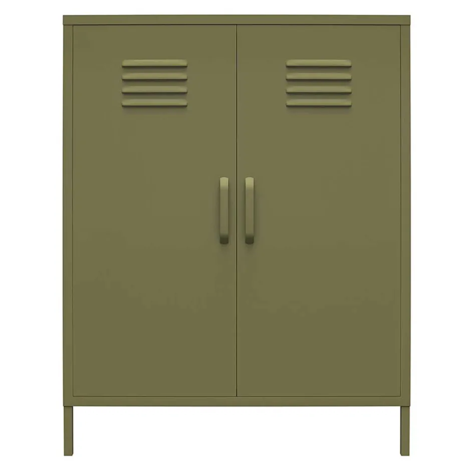 Spind Design Highboard in Oliv Grün - Austral^Wohnen Sale