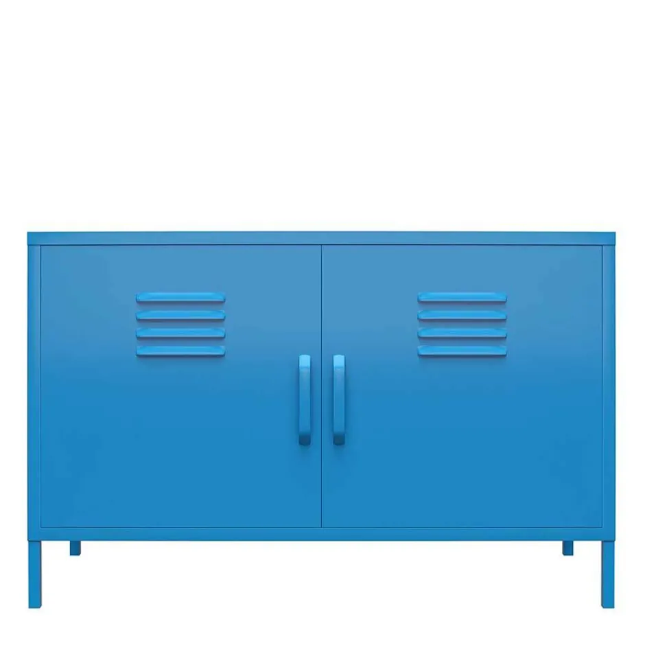 Spind Design Kommode in Blau - Datinel^Wohnen Clearance