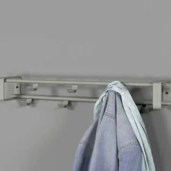 Stahl 7 Haken Garderobe in Graugrün - Azulon^Wohnen Sale