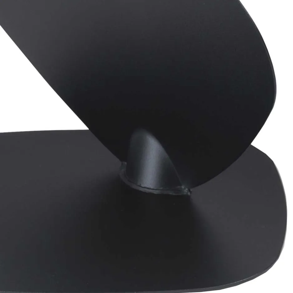 Wohnen Stahl Beistelltisch in Schwarz pulverbeschichtet - Acapella