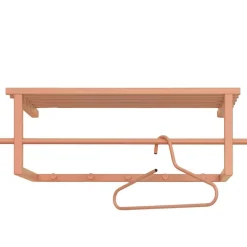 Wohnen Stahl Garderobe in Terracotta pulverbeschichtet - Simonas