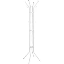 Wohnen Stahl Garderobenständer in Weiß - Enzigo