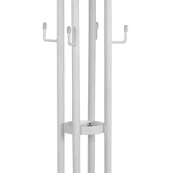 Wohnen Stahl Garderobenständer in Weiß - Enzigo