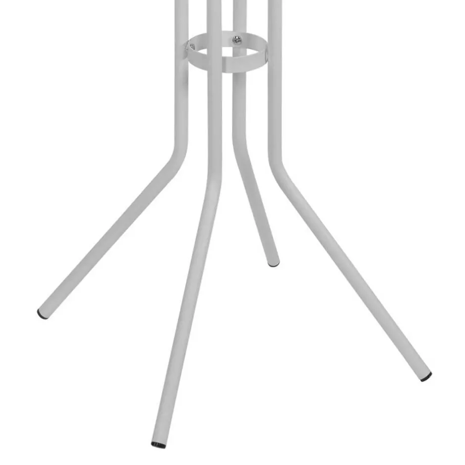 Wohnen Stahl Garderobenständer in Weiß - Enzigo