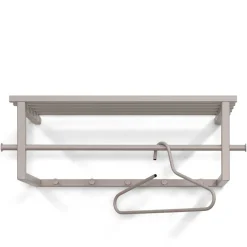 Stahl Hängegarderobe in Taupe - Helias^Wohnen Online