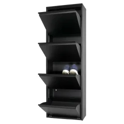 Stahl Schuhkipper in Schwarz - Drahina^Wohnen Online