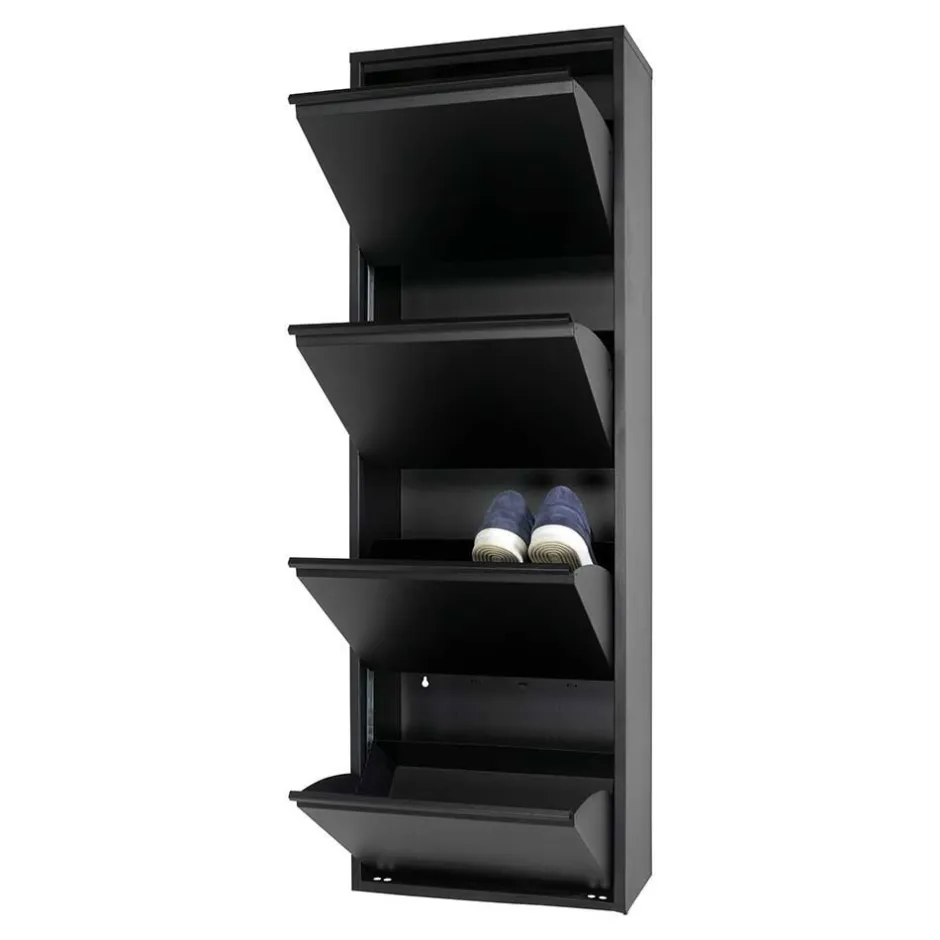 Stahl Schuhkipper in Schwarz - Drahina^Wohnen Online