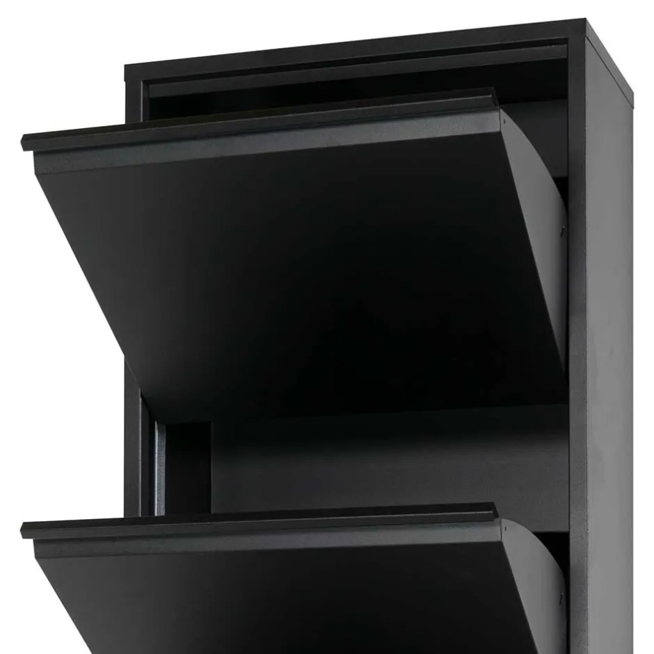 Stahl Schuhkipper in Schwarz - Drahina^Wohnen Online