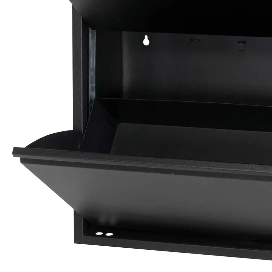 Stahl Schuhkipper in Schwarz - Drahina^Wohnen Online