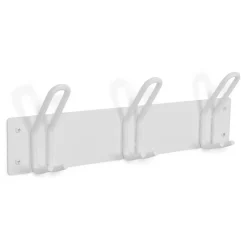 Wohnen Stahl Wandgarderobe in Weiß - Thilado