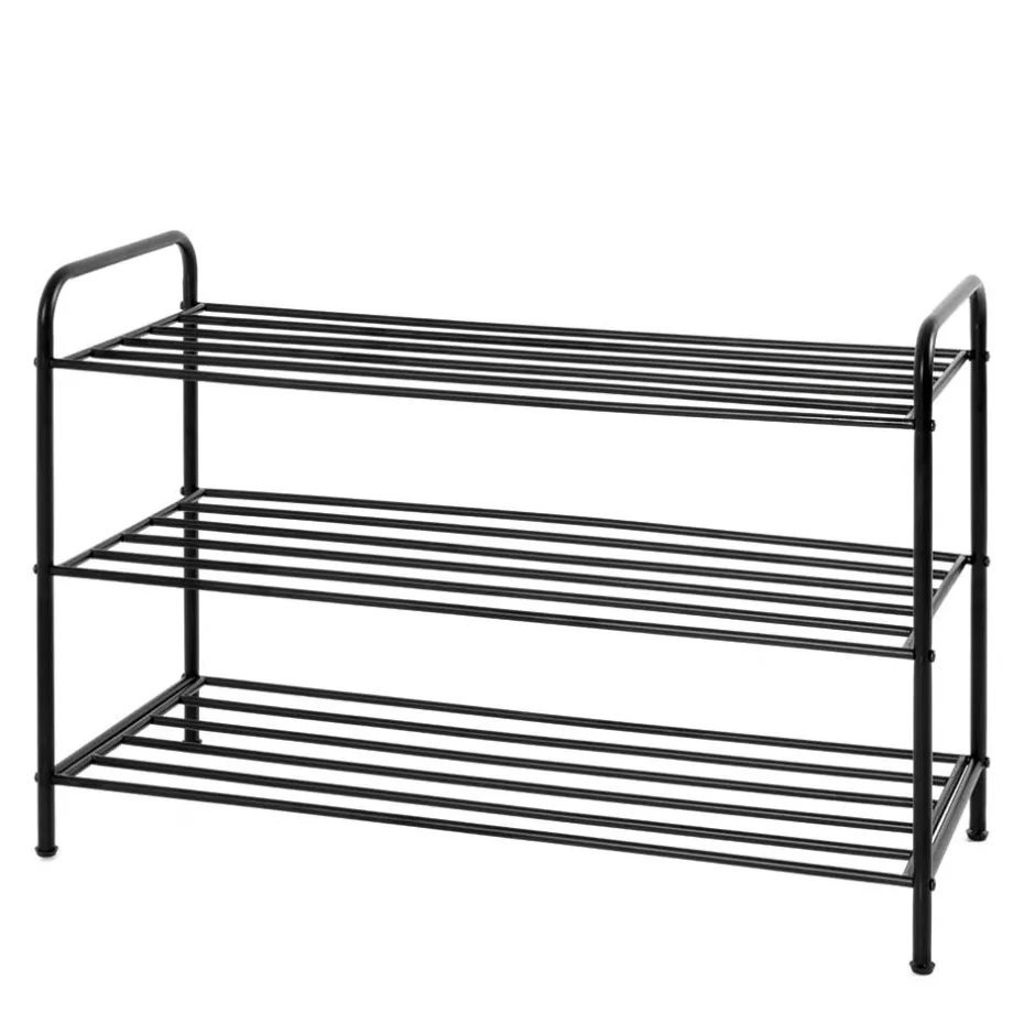Stahlregal für Schuhe in Schwarz - Mint^Wohnen New