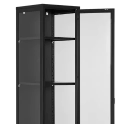 Stahl-Vitrine in Schwarz - Rodicca^Wohnen Hot