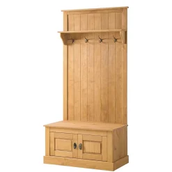 Wohnen Standgarderobe aus Kiefer Massivholz - Kumico