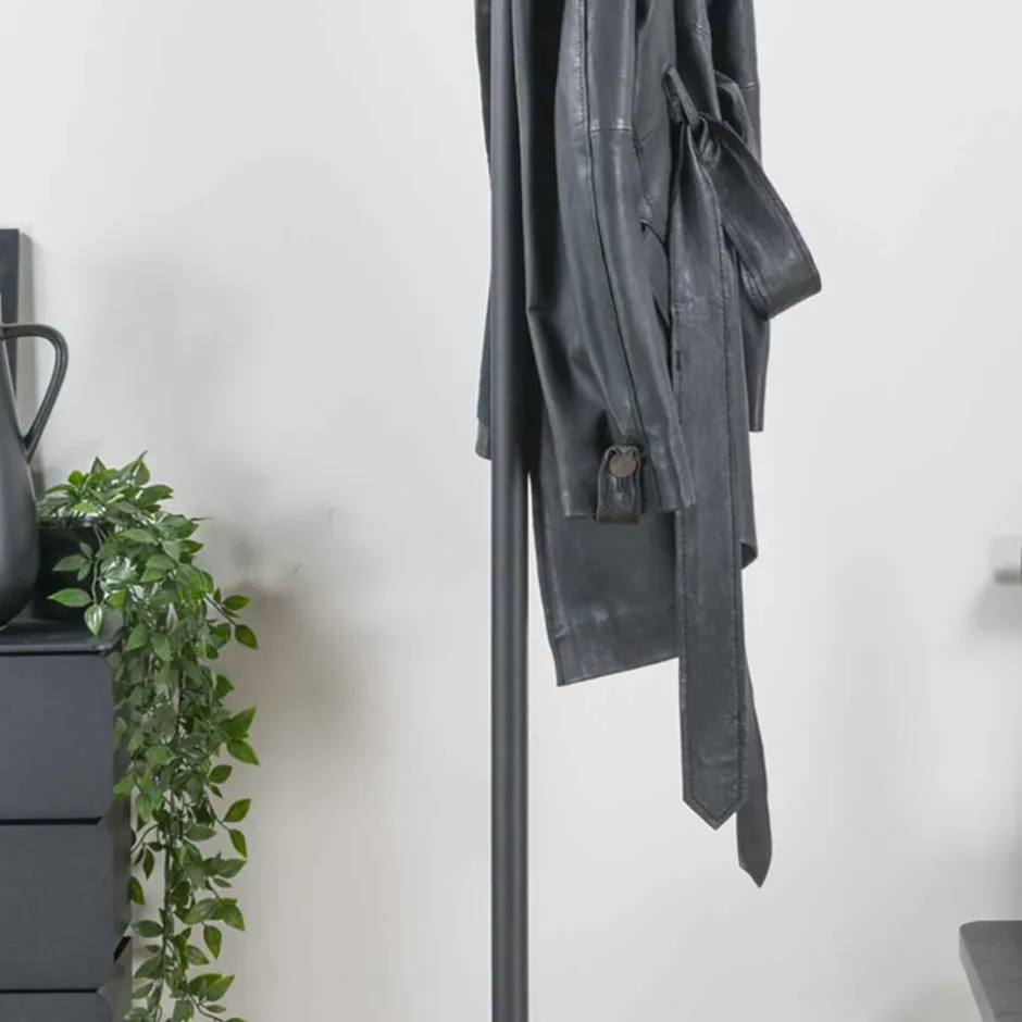 Wohnen Standgarderobe Garderobenständer aus Stahl - Paola