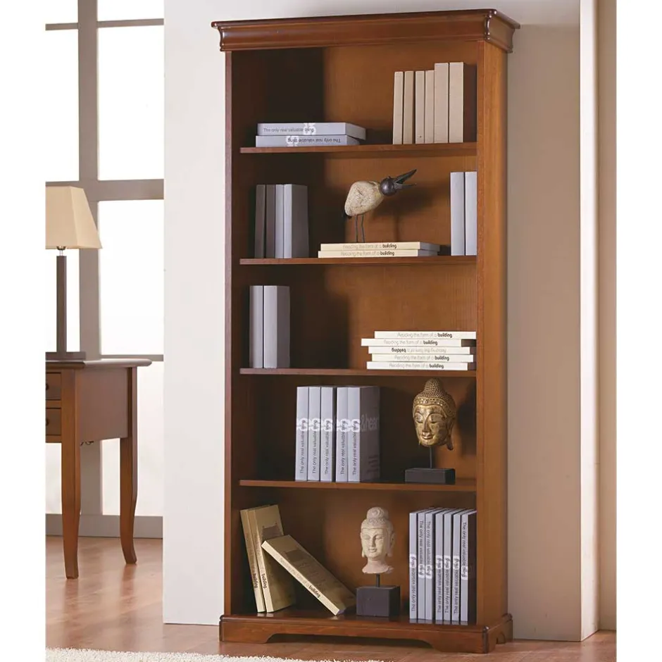 Wohnen Standregal im klassischen Stil 85x179x32 cm - Lemerzi