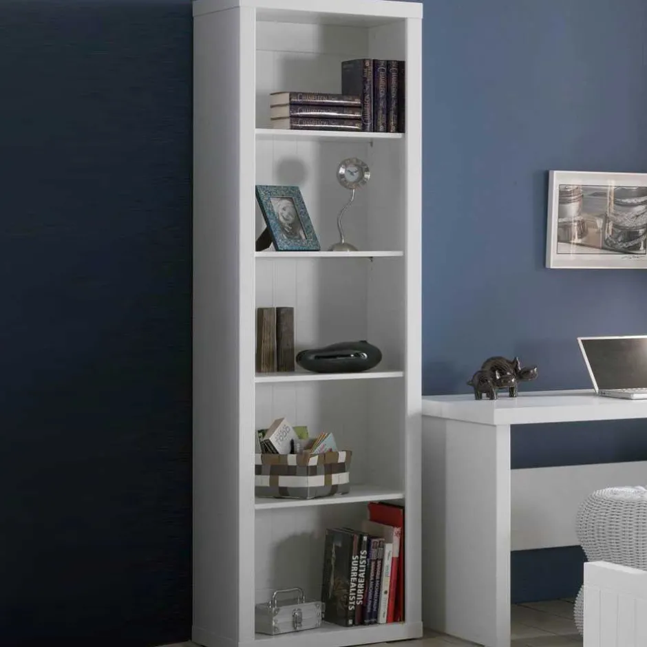 Wohnen Standregal Maggy in Weiß