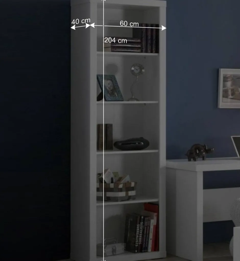 Wohnen Standregal Maggy in Weiß