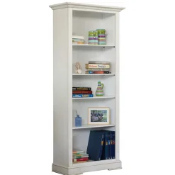 Wohnen Standregal mit fünf Fächern in Antikweiß - Annot