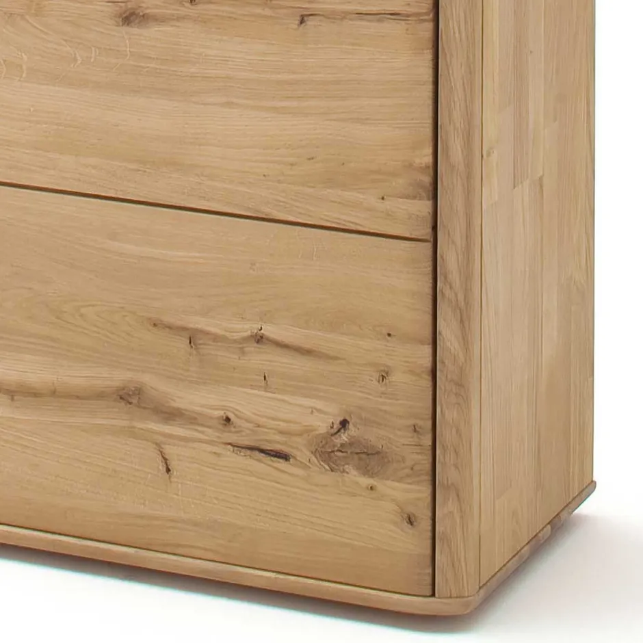 Wohnen Standvitrine aus Balkeneiche - Destal