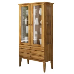 Wohnen Standvitrine Masdamos aus Wildeiche massiv