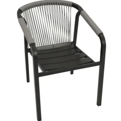 Wohnen Stapelbare Gartensessel mit Polstern - Sempragos (4er Set)