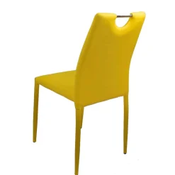 Stapelbare Polsterstühle in Gelb - Liguria (4er Set)^Wohnen Hot