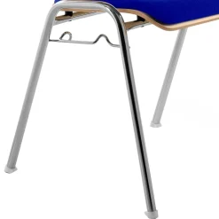 Stapelbarer Stuhl in Buche & Blau - Subra^Wohnen Sale