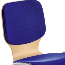 Wohnen Stapelstuhl in Blau & Buche - Caritera