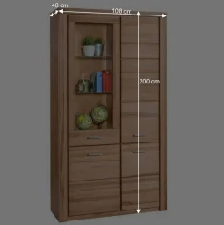 Wohnen Stauraum Anbauwand aus Holz - Uhelia (vierteilig)