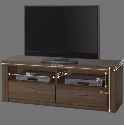 Wohnen Stauraum Anbauwand aus Holz - Uhelia (vierteilig)