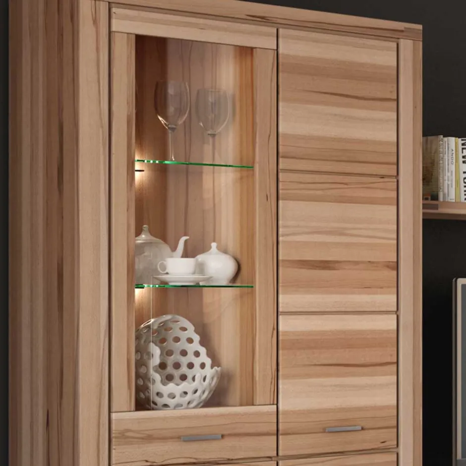 Wohnen Stauraum Anbauwand aus Holz - Uhelia (vierteilig)