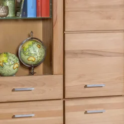 Wohnen Stauraum Anbauwand aus Holz - Uhelia (vierteilig)