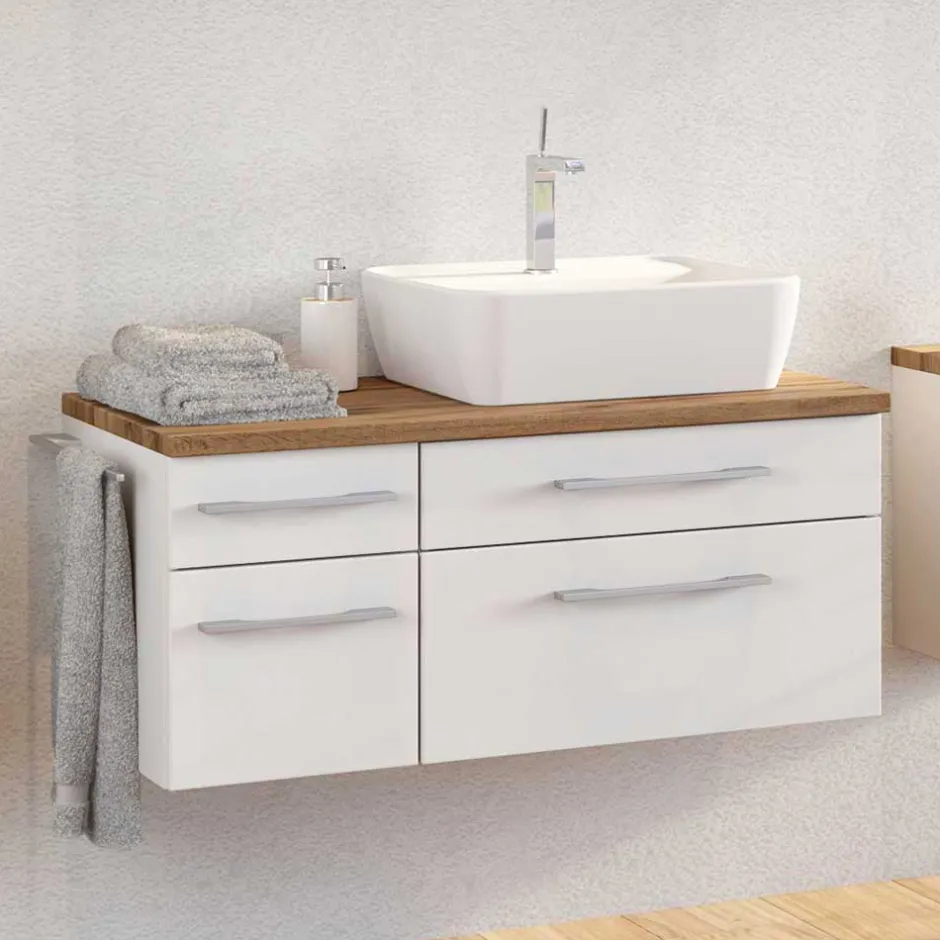 Wohnen Stauraum Badschrank mit Siphon-Ausschnitt - Enwicos I