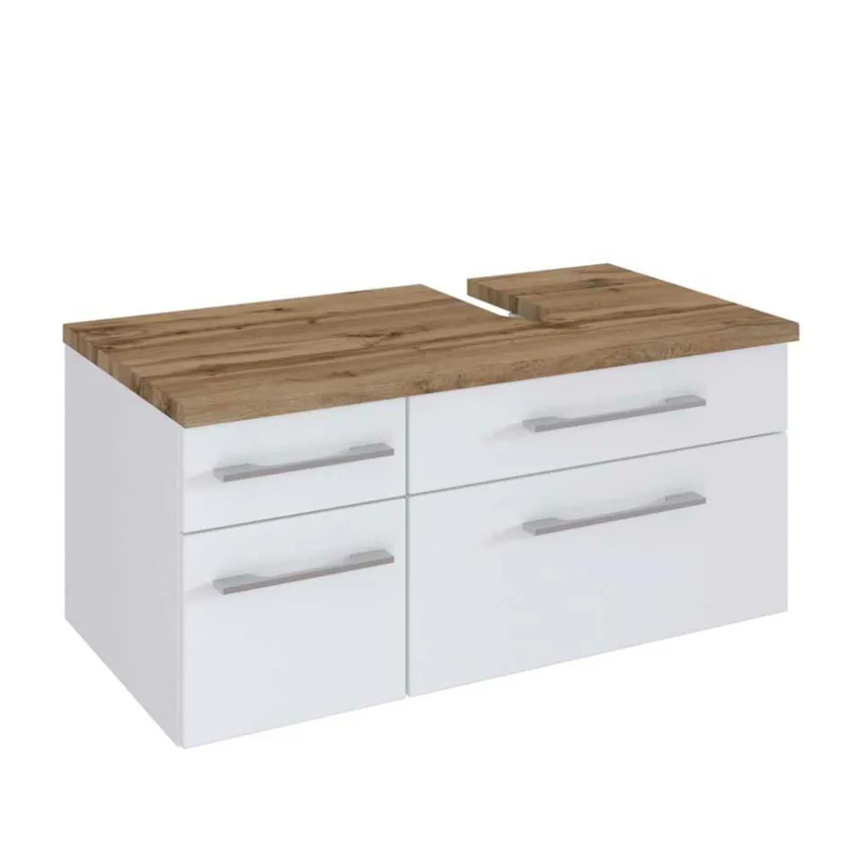 Wohnen Stauraum Badschrank mit Siphon-Ausschnitt - Enwicos I